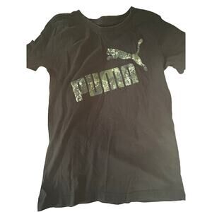 Puma black shirt size 10-12